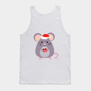 Santa mouse Tank Top